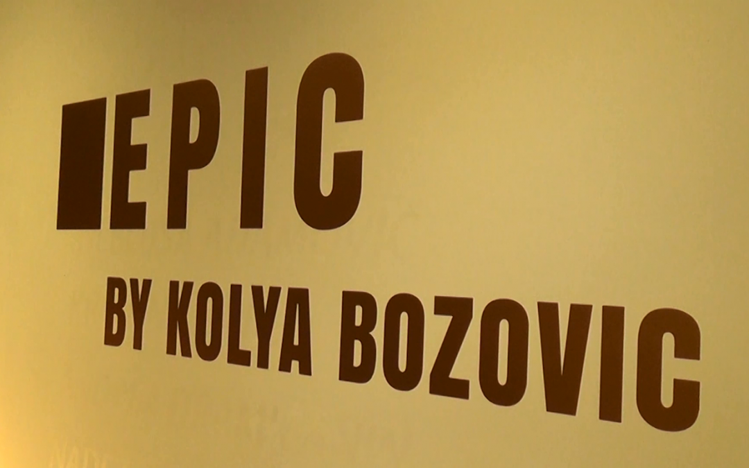 Opening of the art exhibition of Nikola Kolya Božović