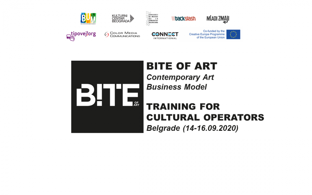 BITE of Art Training for Cultural Operators Implemented In Belgrade