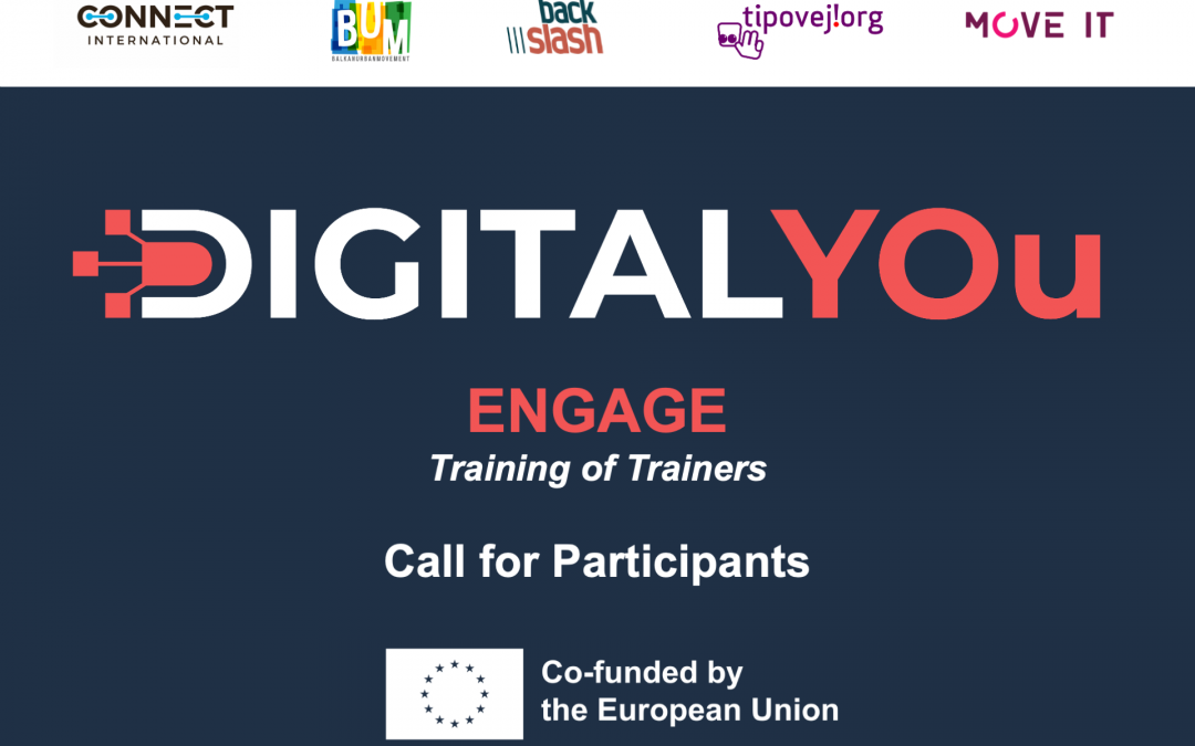 DigitalYOu Training of Trainers: ENGAGE – Call for Participants